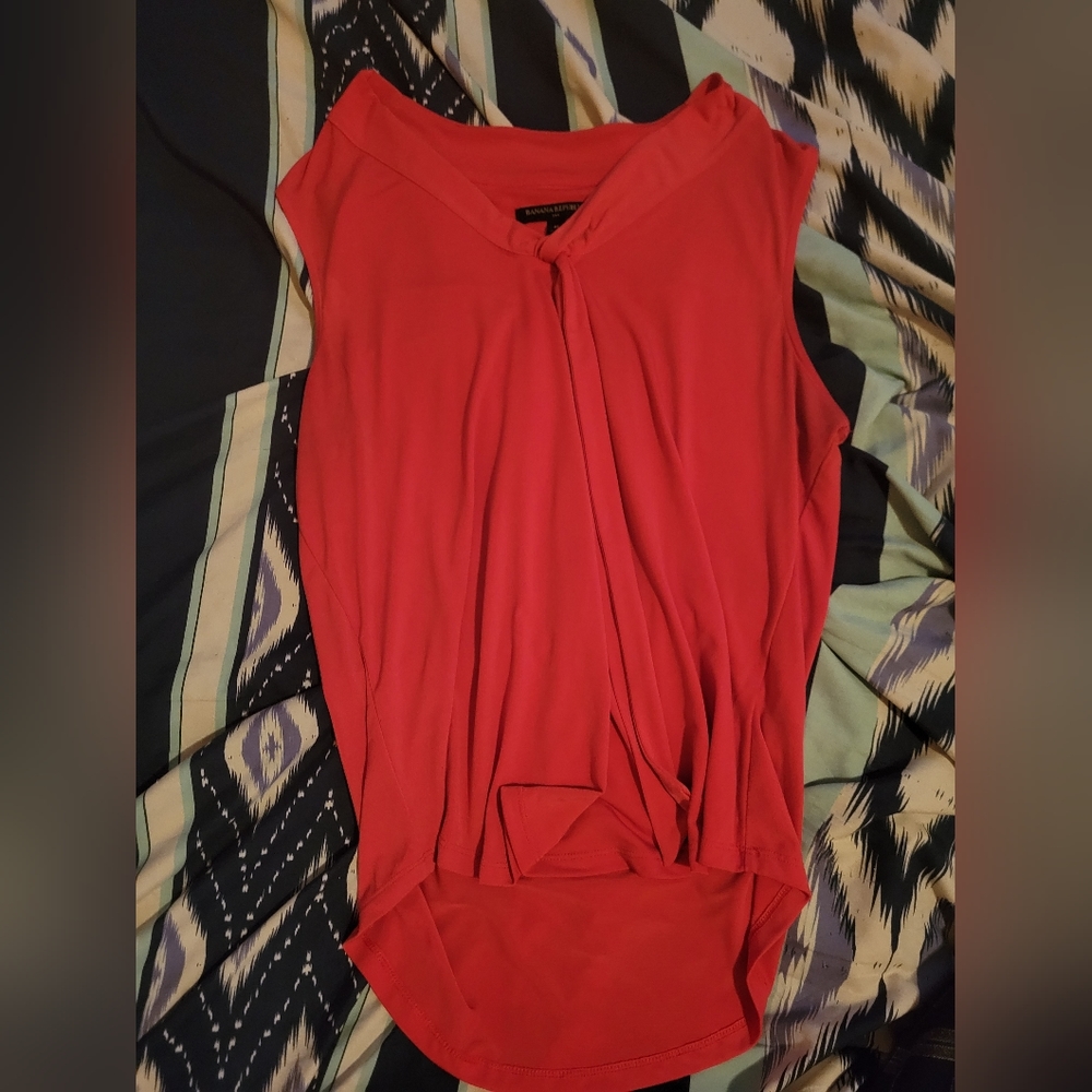 Banana Republic Woman's Red Blouse